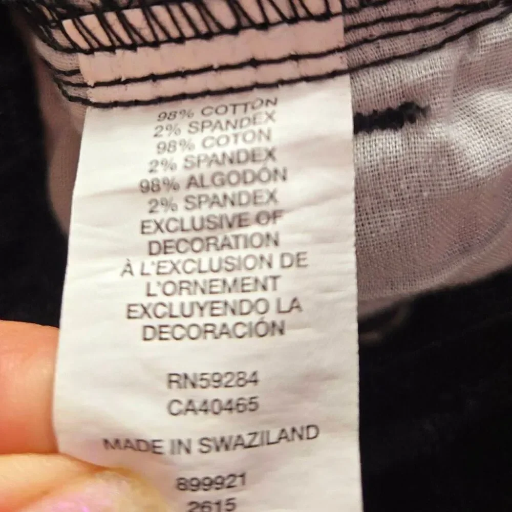 Children's Place black corduroy jeans 6